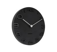 PRESENT TIME Karlsson On The Edge Wall Clock 42cm - Black Present Time Black