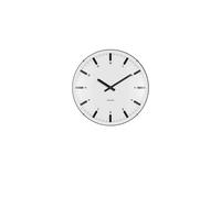PRESENT TIME Karlsson Round Wall Clock Realista Dome - White Present Time White