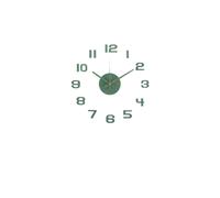 PRESENT TIME Karlsson Sunset Numbers Wall Clock - Jungle Green Present Time Green