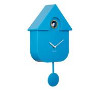 Present Time Karlsson Wall Clock Modern Cuckoo Brights - BR/BLUE