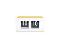 PRESENT TIME Karlsson Wall/Table Clock Funky Flip - Bright Yellow Present Time Yellow