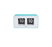 PRESENT TIME Karlsson Wall/Table Clock Funky Flip - Turquoise Blue Present Time Blue
