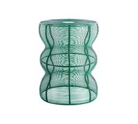 PRESENT TIME Leitmotiv Iron Side Table Cuerda Onda - Retro Green Present Time Green
