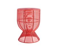 PRESENT TIME Leitmotiv Iron Side Table Cuerda Tambor - Bright Scarlet Red Present Time Red