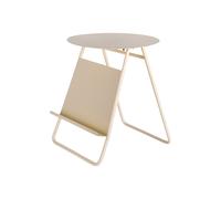 PRESENT TIME Leitmotiv Iron Side Table Esencia - Off-White in White Present Time White