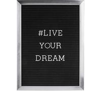 Present Time Memoboards, MDF, Silver, One Size