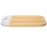 Present Time PT Home Rubber Wood Dip-It Chopping Board White