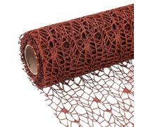 Present Wrap 50cm*4.5m Decoration Door Curtain Flower Pack Yarn DIY Crafts Background Layout Bouquet Box Wrapping Mesh Yarn For Crafts Wrapping(Coffee)