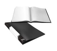 Presentation Book 40 Clear Pockets Sleeves Protectors Art Portfolio Clear Book for Artwork, Report Sheet, Letter (16.5x12.1inch