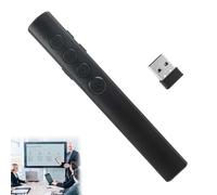 Presentation Clicker for Powerpoint, Wireless Presenter Remote Pointer with 2.4GHz Stable Connection, Essential Presenter Tool for Classroom Conference Halls Exhibition Venues Corporate Training