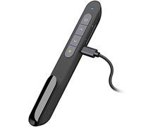 Presentation Clicker Rechargeable PowerPoint Clicker, Hyperlink Volume Wireless Presenter Remote Presentation Pointer, 2.4GHz Presentation Remote PPT Slide Clicker for Computer Laptop