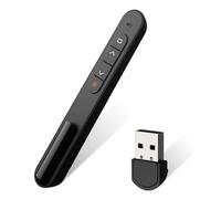 Presentation Clickers 2 in 1 USB Type C Clicker for PowerPoint Wireless Presenter Remote 2.4GHz Hyperlink Volume Presentation Clicker Slide Advancer PPT Tool for Computer Laptop Classroom Conference