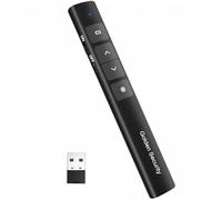 Presentation Clickers, Clicker for Powerpoint, Wireless Rechargerable Presenter Remote, Powerpoint Clicker, Presenter Clicker with Hyperlink for Keynote/PPT/Mac/PC/Laptop (T6)
