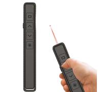 Presentation Clickers,RF 2.4GHz PPT PowerPoint Clicker,Wireless Presenter Remote for Computer, Laptop(Black)