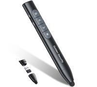 Presentation Clickers, Wireless Presenter Remote Pointer, 2.4GHz Hyperlink | Clicker for Powerpoint, USB Presentation Pointer Slide Advancer for Classroom, Lecture Hall, Conference Room, Exhibition Hall