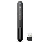 Presentation Powerpoint Clicker, 2.4G Hz Wireless Remote Presenter with Hyperlink & Volume Remote Control PowerPoint Office Presentation Clicker for Keynote/PPT/Mac/PC/Laptop(NO Battery)