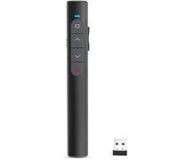 Presentation Powerpoint Clicker, Wireless Remote Presenter with Hyperlink & Volume Remote Control PowerPoint Office Presentation Clicker for Keynote/PPT/Mac/PC/Laptop(Battery No Included)
