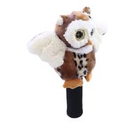 Presented Plush Toy - Plush Plush Toy - Owl Driver Driver Cast Iron | Soft Cover For Drivers And Woods From Fairway, Funny And Functional Animal Design For Lovers Of The King