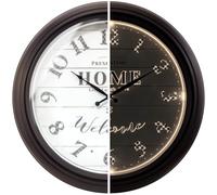 Presentime 18" Modern Farmhouse Luminous Indoor/Outdoor Clock
