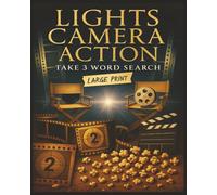 Presenting Huge Word Search Books for Adults Lights Camera Action Movie Edition 3000 Movies Take 3: Full Page Word Puzzle Large Print Word Find For ... Spanning Over 9000 Titles To Discover)