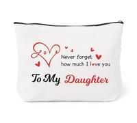 Presents for Grown up Daughters,Daughters Presents from Mum and Dad,Christmas Giftsfor Daughter,Valentines Present,Makeup Bag Daughter Gift from Mom