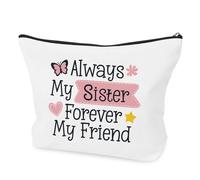 Presents for Sister Birthday Gifts for Sisters Adults,Best Christmas Xmas Birthday Gift for Big Sister Gifts for Little Girls Valentines Galentines Day Special Soul Sisters Presents Ideas Makeup Bag