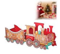 Presents Trains, 59cm Santa Gift Train, Deliver Holiday Cheer in Style, Xmas Santa Present Trains for Gifts Candy Stocking Stuffers, Holiday Christmas Decorations