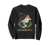 Preserve and Protect Save Earth Day Animal welfare Sweatshirt