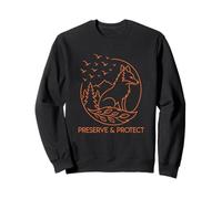 Preserve and Protect Save Earth Day Animal welfare Sweatshirt