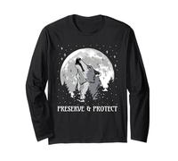 Preserve and Protect Wolves and Wolf Packs Species Long Sleeve T-Shirt