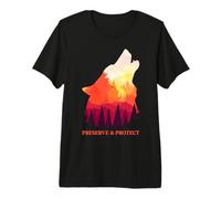 Preserve and Protect Wolves and Wolf Packs Species Premium T-Shirt
