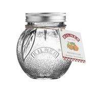 Preserve Jar 400Ml Glass Orange Fruit Shaped Airtight Lid Container Jam Storage
