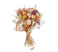Preserved Flowers Mix Bouquet, Real Dried Flowers Floral Arrangements, Fall Autumn Home Office Wedding Decor (B)
