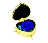 Preserved Real Rose in Heart-Shaped Gift Box Eternal Romantic Present for Women Mother s Day Valentine Wedding Anniversary Festivals Home Party