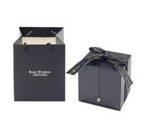 Preserved Roses Gift Box - Double Open Design, Keepsake Arrangement, Long Lasting Real Roses in Display Case, Romantic Surprise Present for Wife Girlfriend Women Birthday Mothers Day anniversery