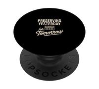 Preserving Yesterday For Tomorrow Genealogist PopSockets Adhesive PopGrip
