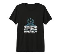 Preserving Yesterday for Tomorrow Genealogist Premium T-Shirt