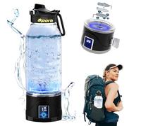 Preshwous 1L Hydrogen Water Bottle for Gym with SPE Technology & CAS Certification - Portable Hydrogen Generator for Active Lifestyles