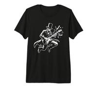 President Abraham Lincoln Playing Guitar Abe Lincoln Premium T-Shirt