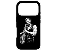 President Abraham Lincoln Playing Saxophone Abe Lincoln Case for iPhone 17 Pro