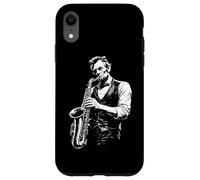 President Abraham Lincoln Playing Saxophone Abe Lincoln Case for iPhone XR
