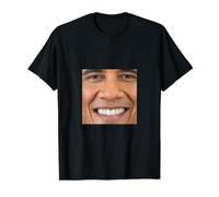 President Barack Obama face Value Graphic T-Shirt, Men, Black, M