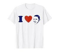 President Barack Obama Heart Love Souvenir Value Graphic T-Shirt, Men, White, L