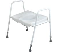 President Bariatric Toilet Seat and Frame - White
