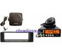 President Barry II + 12/24V CB Radio,DIN Bracket Facing Plate & Small CB Speaker