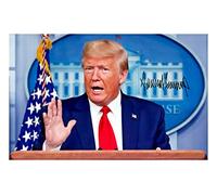 President Donald Trump Autograph Signed A4 Photo Print 1