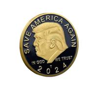 President Donald Trump Coin, Trump 2024 Coin Save America Again Challenge Coin