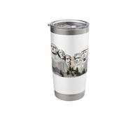 President Donald Trump on Mount Rushmore Stainless Steel Insulated Tumbler