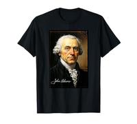 President John Adams Portrait with Signature T-Shirt
