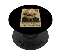 President of the USA, Karl Marx PopSockets Adhesive PopGrip